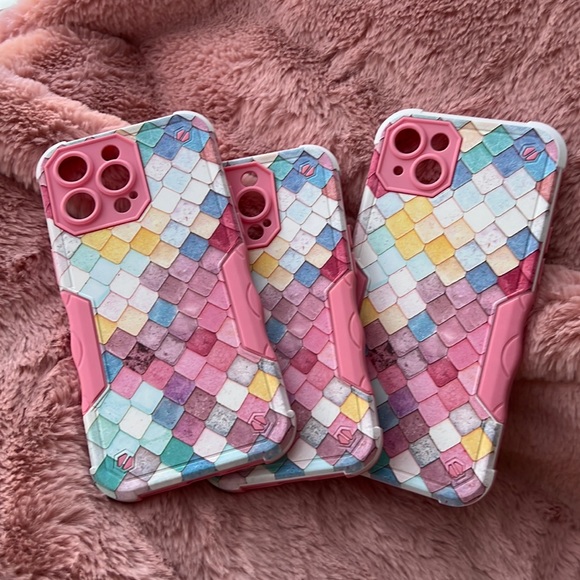 For iPhone 14 plus,14 pro,14 pro max phone case hard plastic+soft TPU heavy duty - Picture 3 of 14